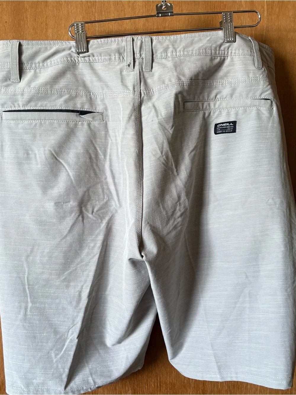 O'Neill Hybrid Men Shorts, Light Gray, 36